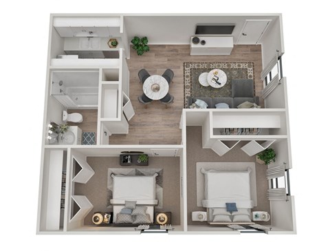 a floor plan of a 1 bedroom192 sq ft apartment